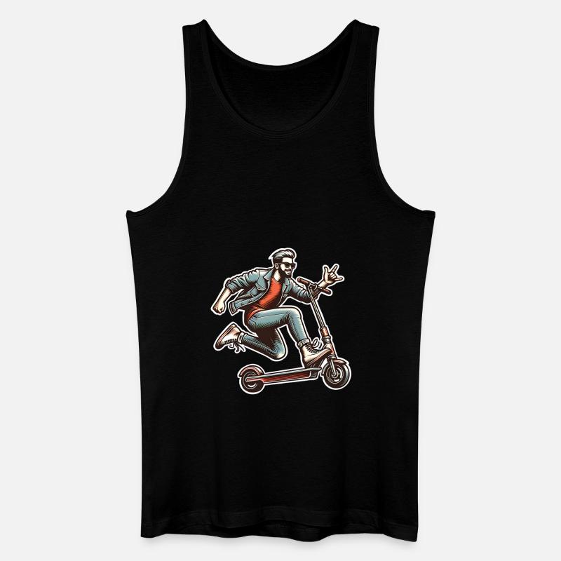 Kick Scooters E-Scooters E-Scooters - Men’s Organic Tank Top - black