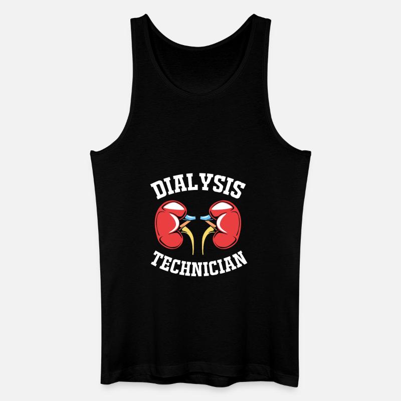 Dialyse-Techniker - Männer Bio Tank Top - Schwarz