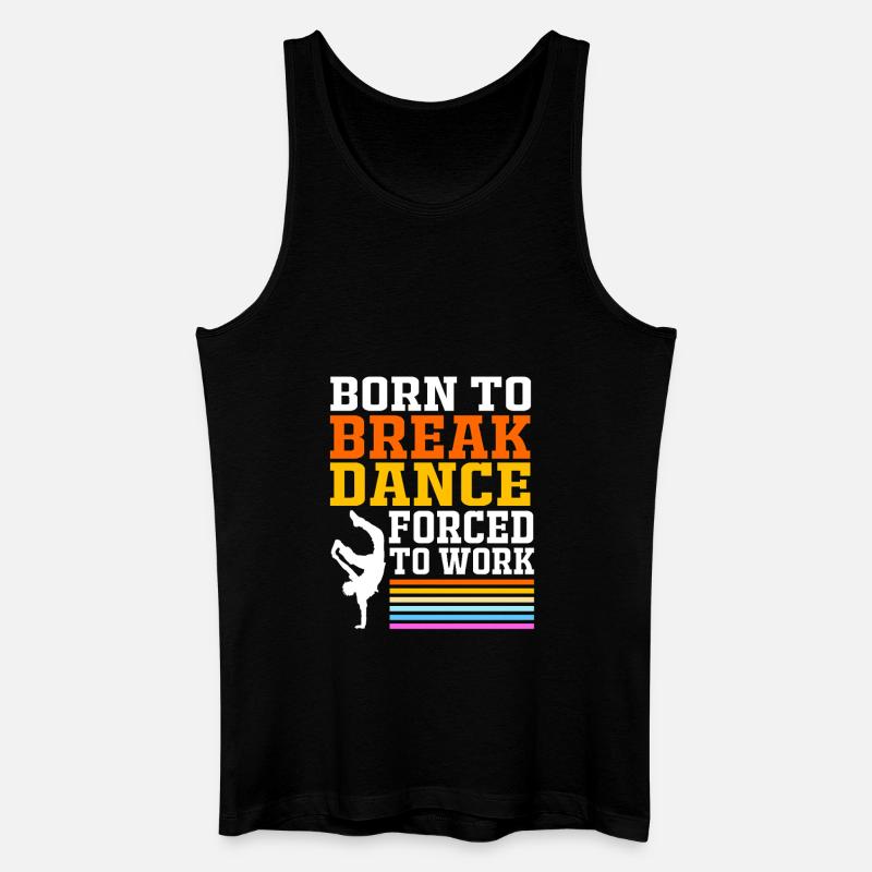 Breakdance - Männer Bio Tank Top - Schwarz