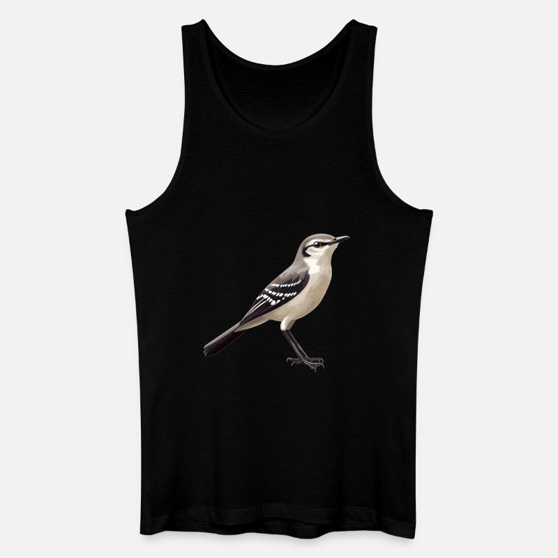 Oiseaux moqueurs Oiseaux moqueurs - Débardeur bio Homme - noir