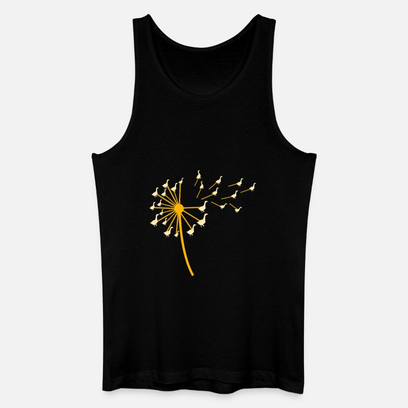 Gans - Männer Bio Tank Top - Schwarz