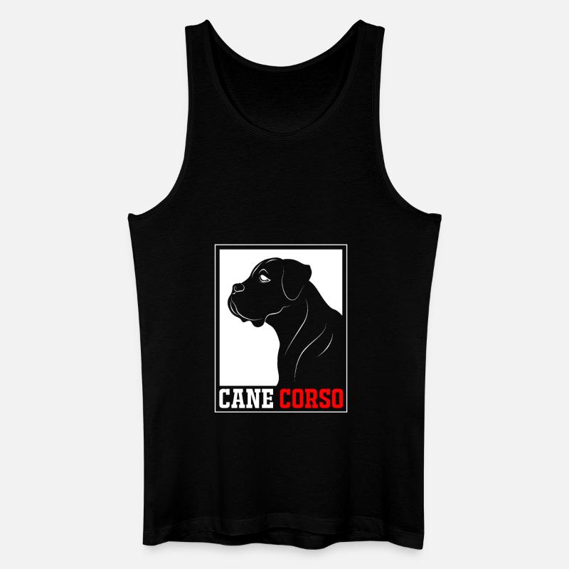 Cane Corso - Männer Bio Tank Top - Schwarz