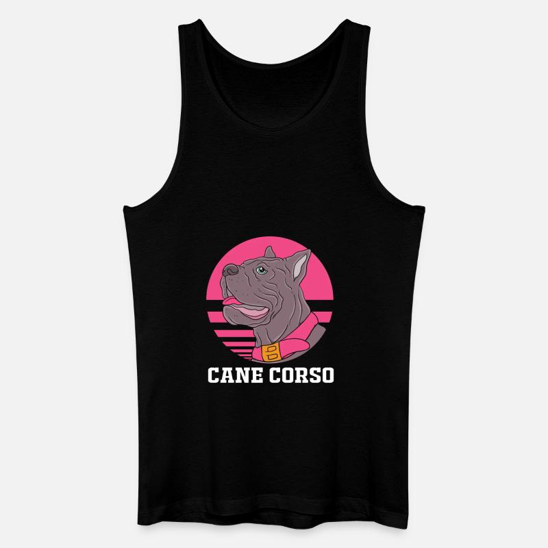 Cane Corso - Männer Bio Tank Top - Schwarz