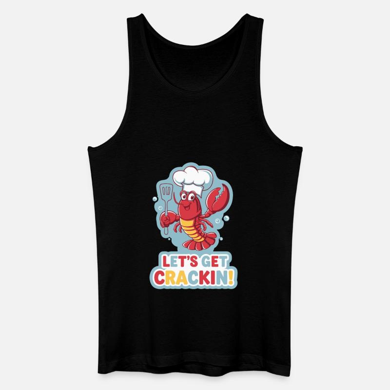 LASS UNS LOSLEGEN - Männer Bio Tank Top - Schwarz