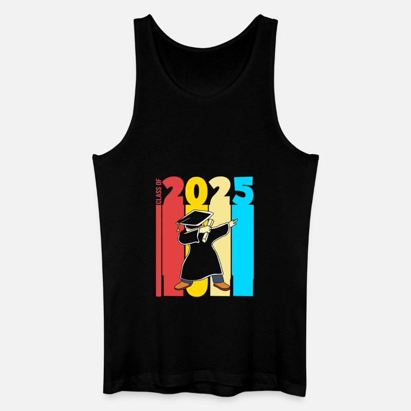 Klasse von 2025 - Männer Bio Tank Top - Schwarz
