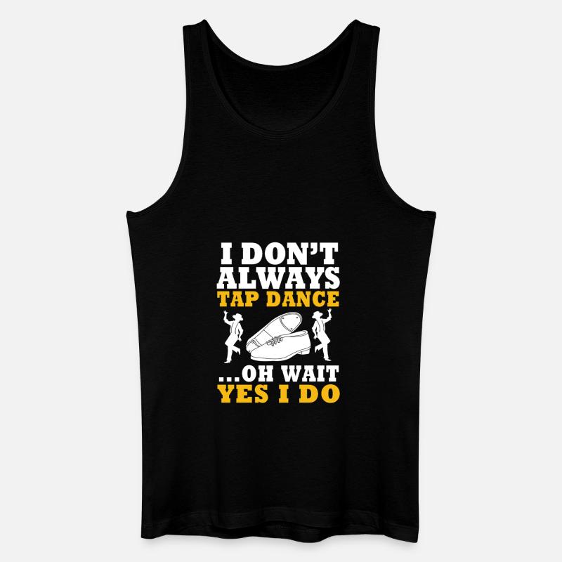 Stepptanz - Männer Bio Tank Top - Schwarz