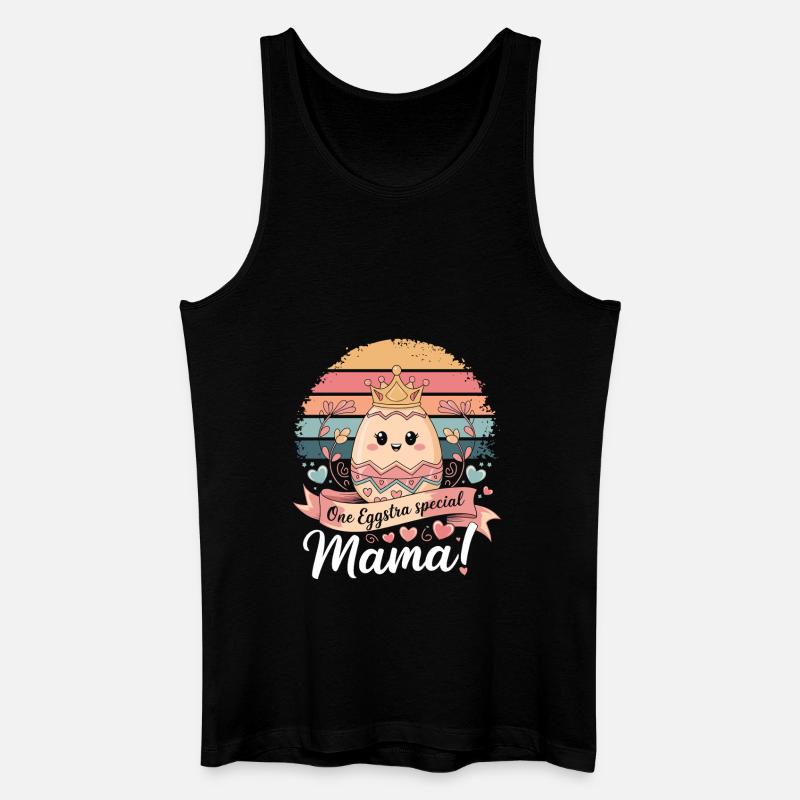 Eggstra mama Easter - Men’s Organic Tank Top - black
