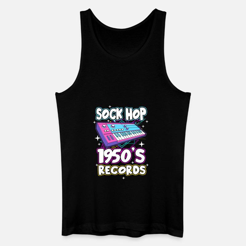 Sock Hop - Männer Bio Tank Top - Schwarz