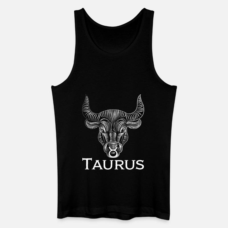 taurus1w Zeichenfläche 1 - Männer Bio Tank Top - Schwarz