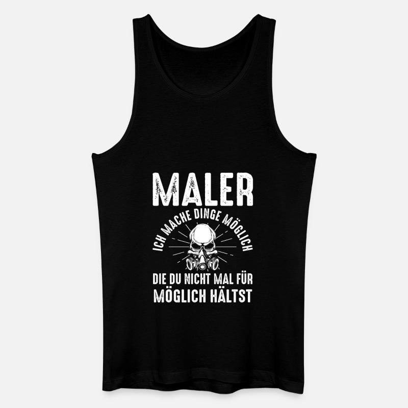 Master Painter Journeyman Painter - Men’s Organic Tank Top - black
