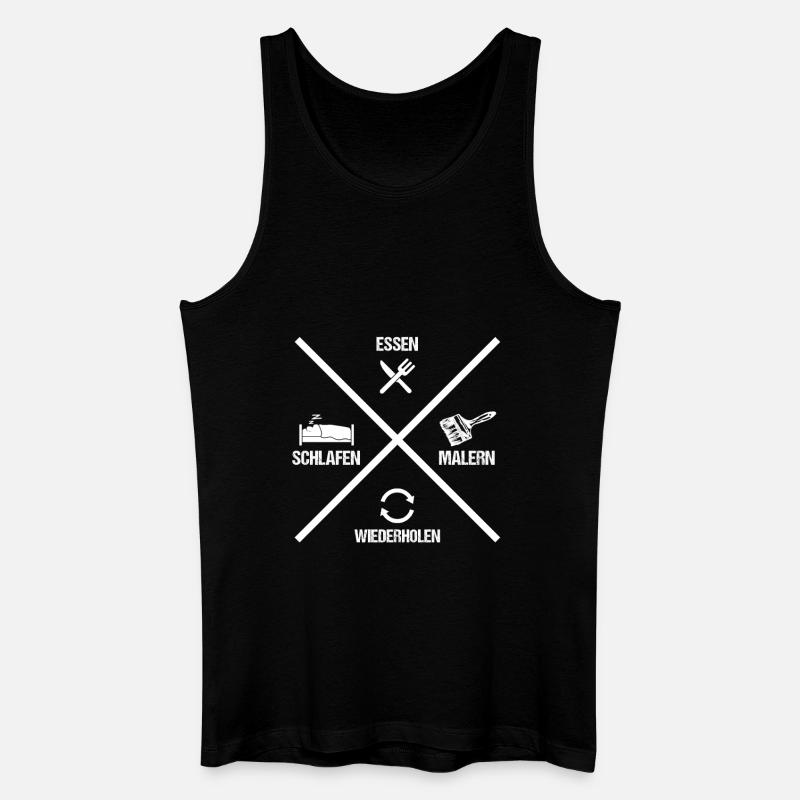 Master Painter Journeyman Painter - Men’s Organic Tank Top - black