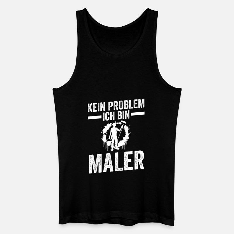Master Painter Journeyman Painter - Men’s Organic Tank Top - black