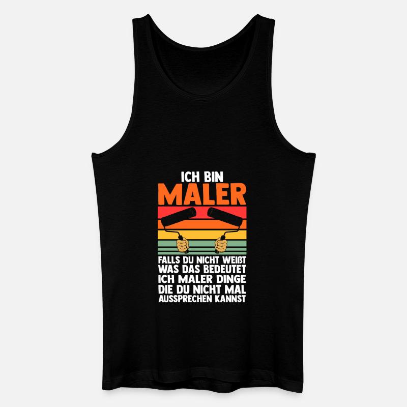 Master Painter Journeyman Painter - Men’s Organic Tank Top - black