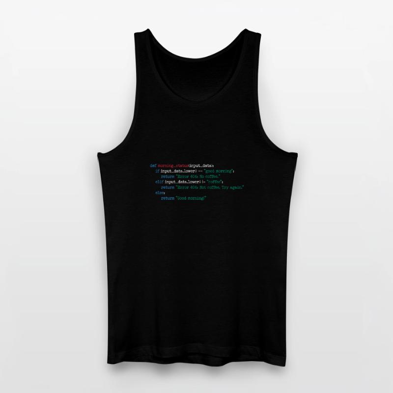 Programmer Coffee Code Computer Science Gift Men’s Organic Tank Top