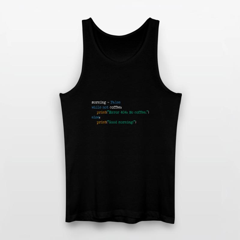Computer Science Coffee Code Programmer Gift Men’s Organic Tank Top