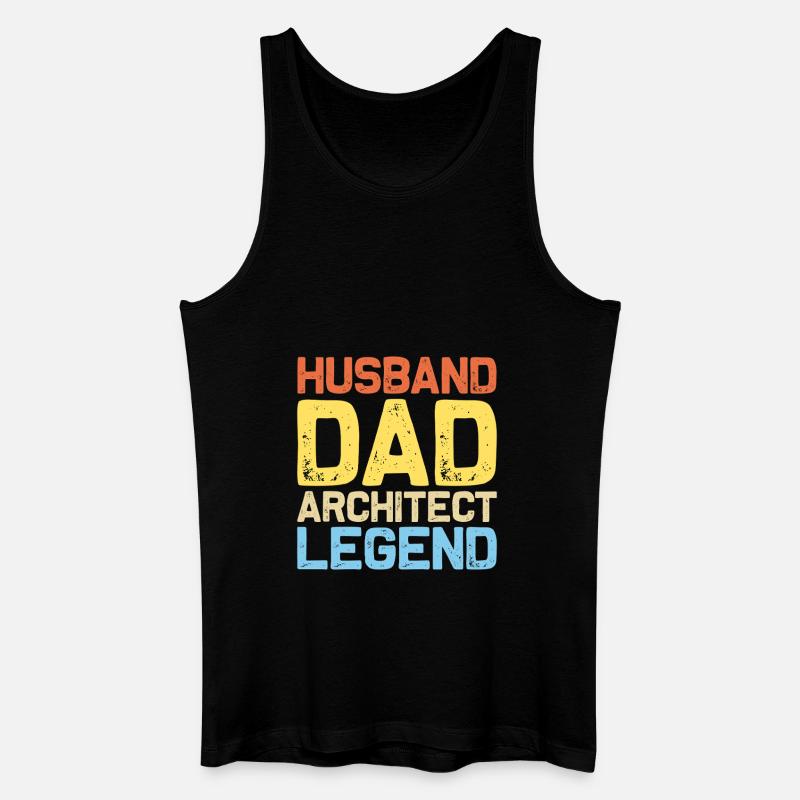 Architekt - Männer Bio Tank Top - Schwarz