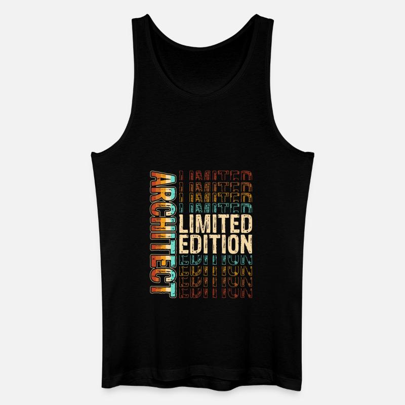 Architekt - Männer Bio Tank Top - Schwarz