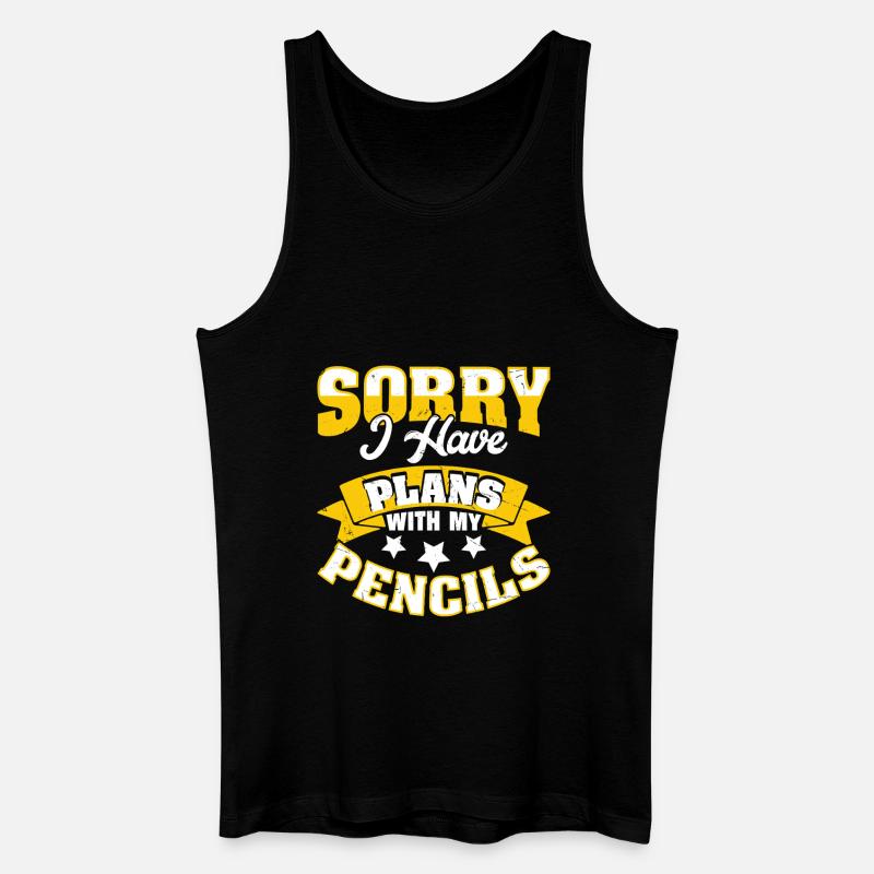 Architekt - Männer Bio Tank Top - Schwarz