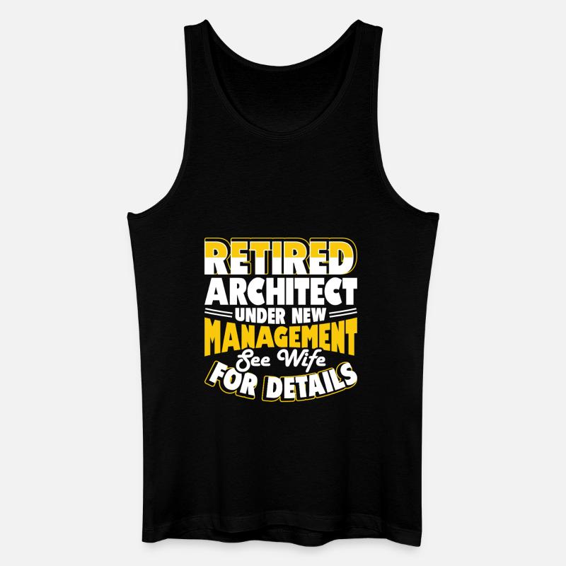 Architekt - Männer Bio Tank Top - Schwarz