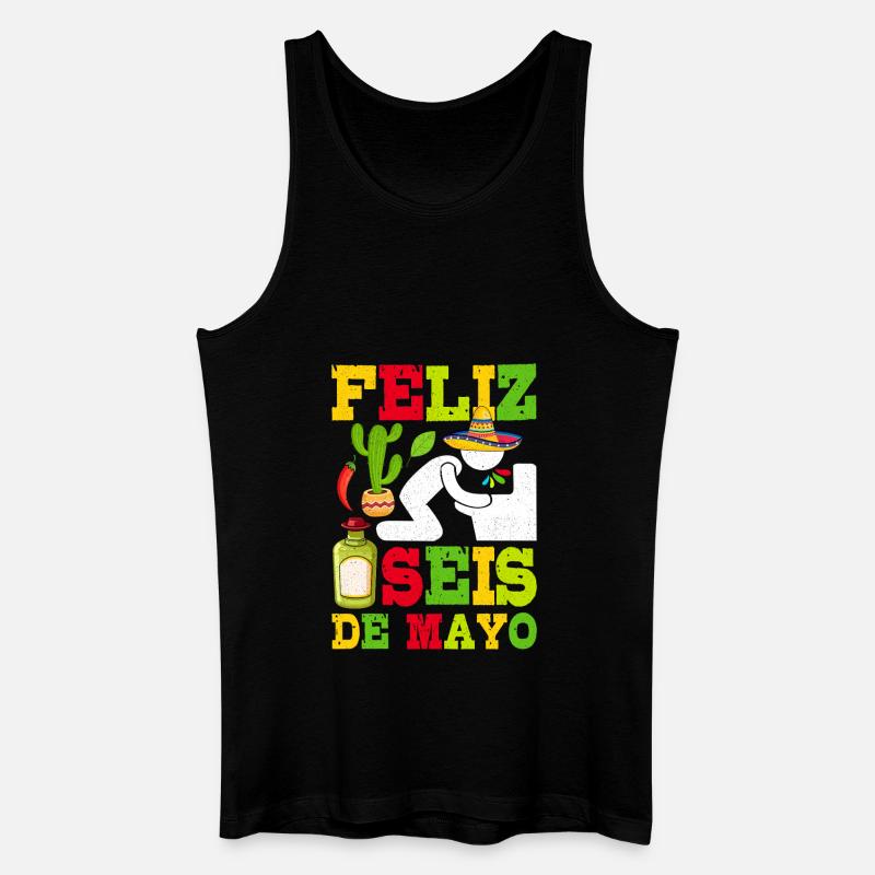 Cinco De Mayo - Männer Bio Tank Top - Schwarz