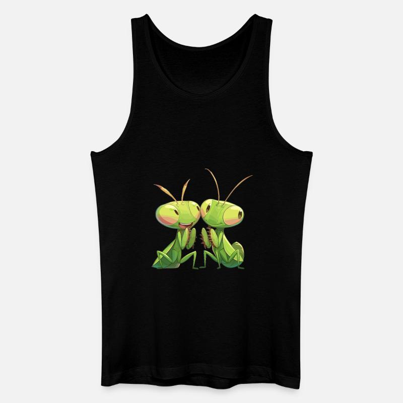 Gottesanbeterinnenen Gottesanbeterin - Männer Bio Tank Top - Schwarz