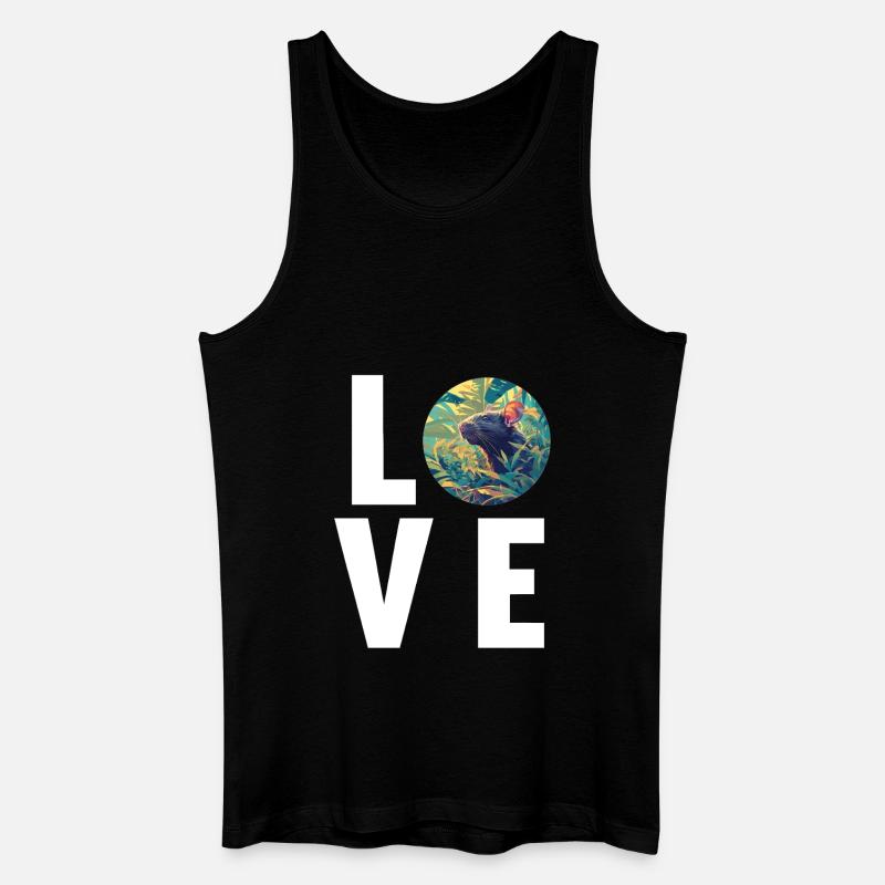 Ratten Ratte - Männer Bio Tank Top - Schwarz