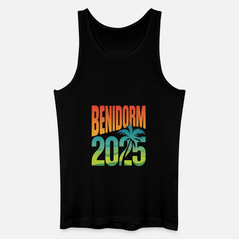 Benidorm 2025 - Männer Bio Tank Top - Schwarz