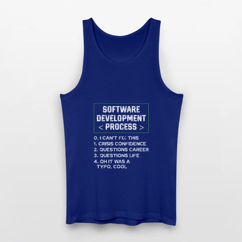 Software Development Process Humor Programmer Men’s Organic Tank Top