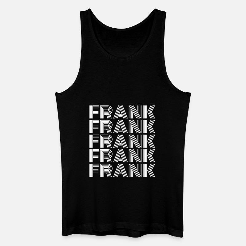 Frank - Männer Bio Tank Top - Schwarz