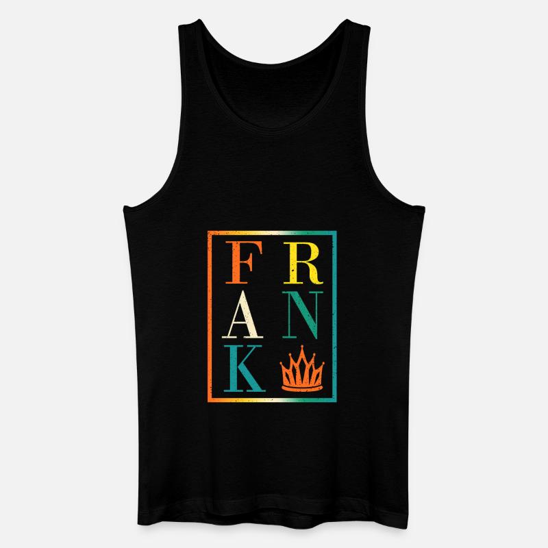 Frank - Männer Bio Tank Top - Schwarz