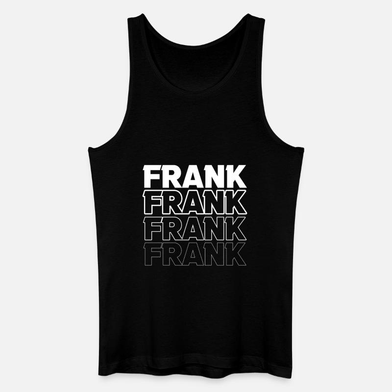 Frank - Männer Bio Tank Top - Schwarz