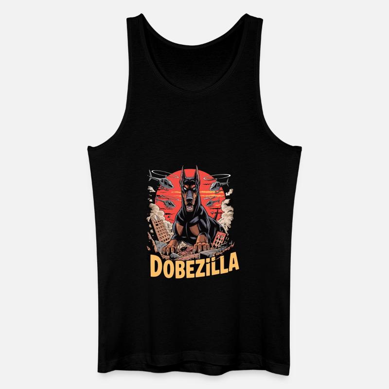 Dobezilla – Der Wachhund der Apokalypse - Männer Bio Tank Top - Schwarz
