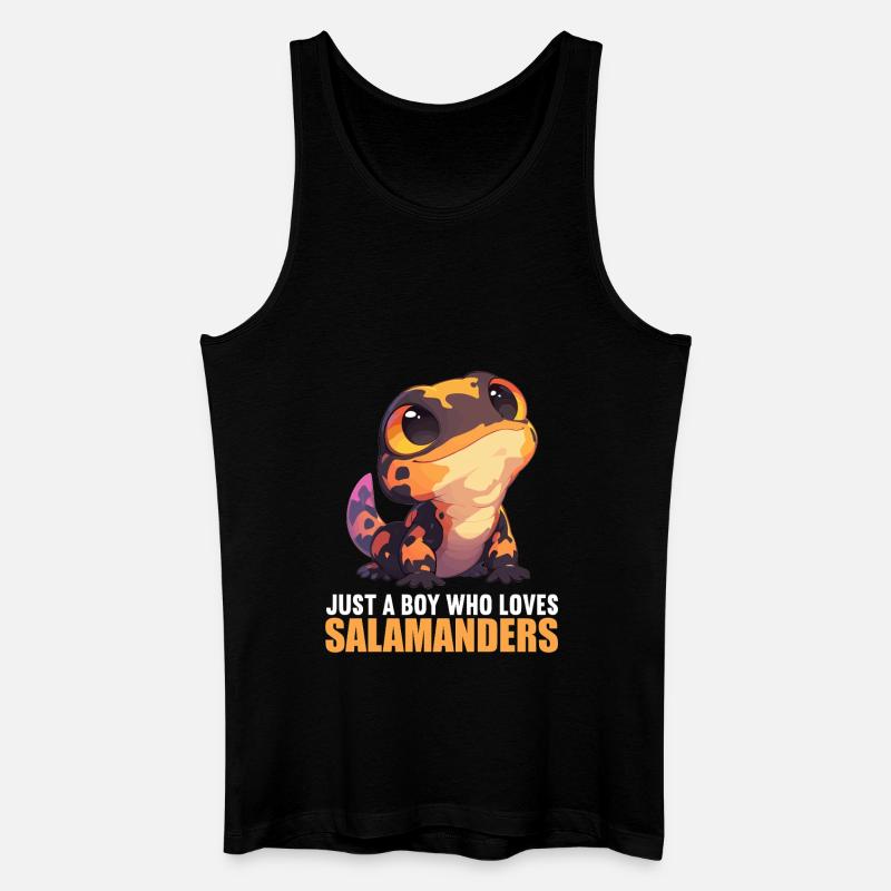 Salamanders Salamander - Männer Bio Tank Top - Schwarz