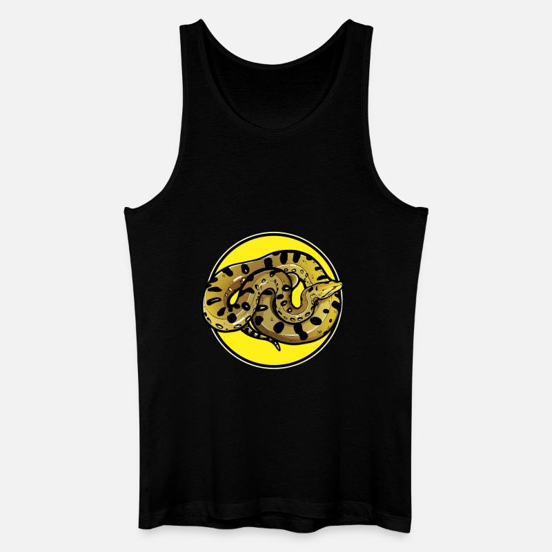 Anakondas Anakonda - Männer Bio Tank Top - Schwarz