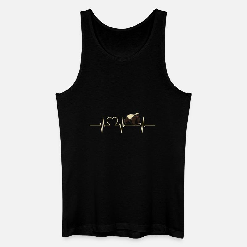 Honey Badger Honigsdachs - Männer Bio Tank Top - Schwarz