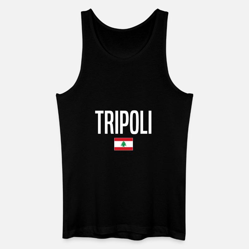 Tripoli Libanon - Männer Bio Tank Top - Schwarz