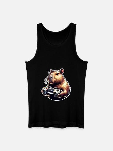 Capybara Gaming - Men’s Organic Tank Top - black