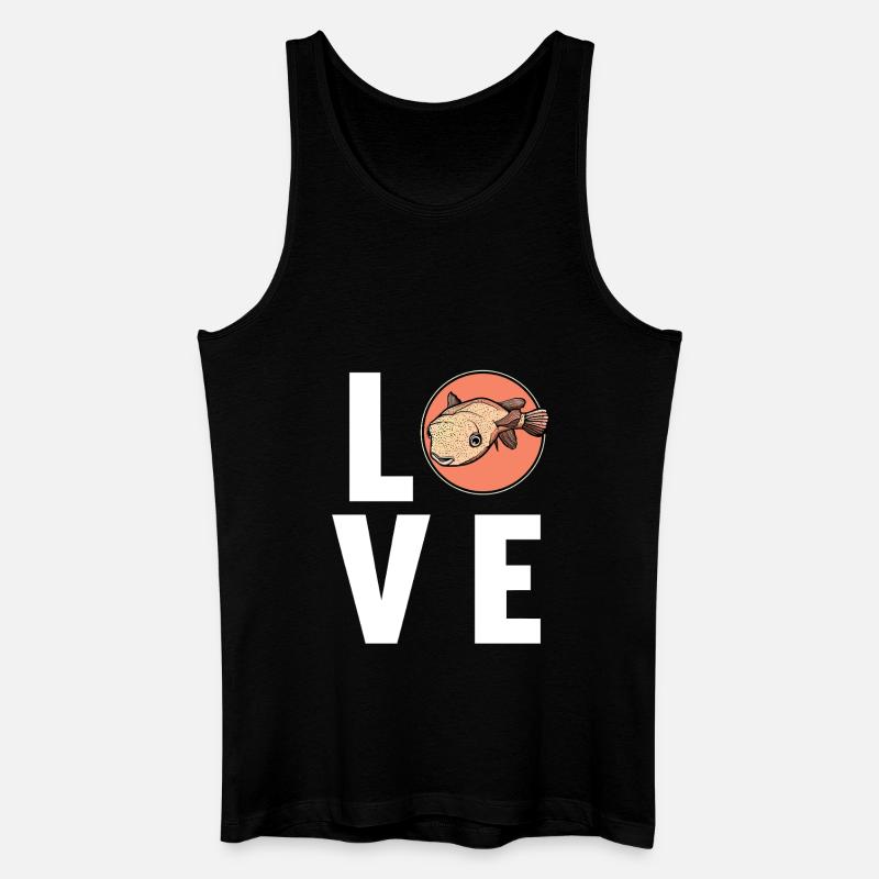 Kugelfische Kugelfisch - Männer Bio Tank Top - Schwarz