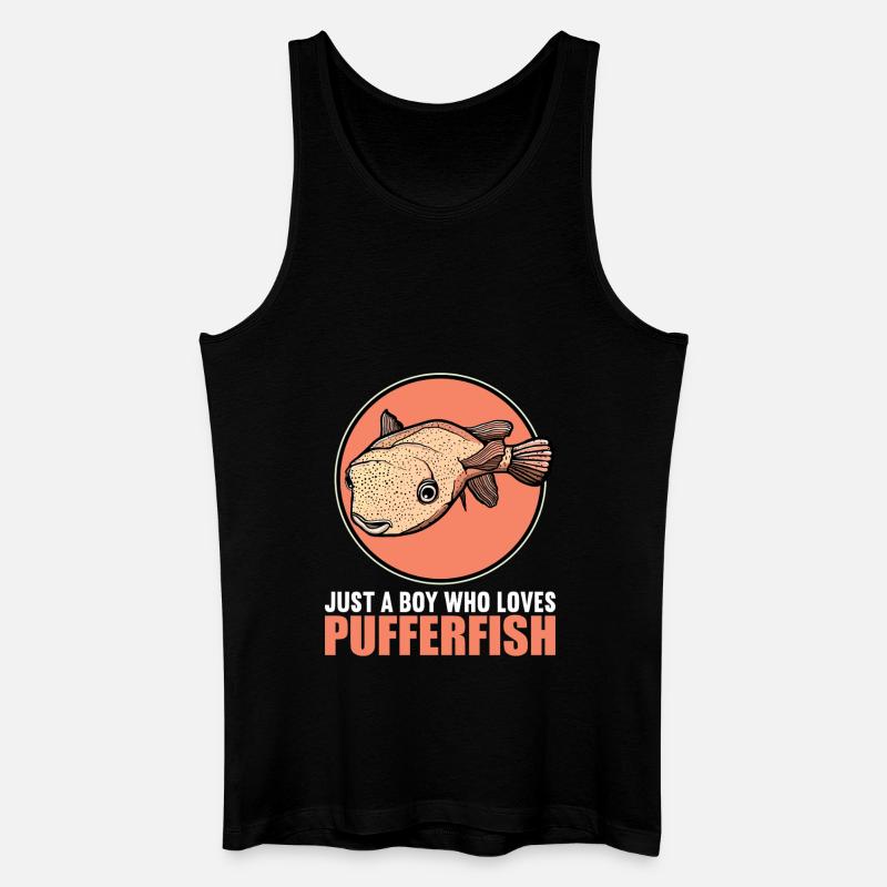Kugelfische Kugelfisch - Männer Bio Tank Top - Schwarz