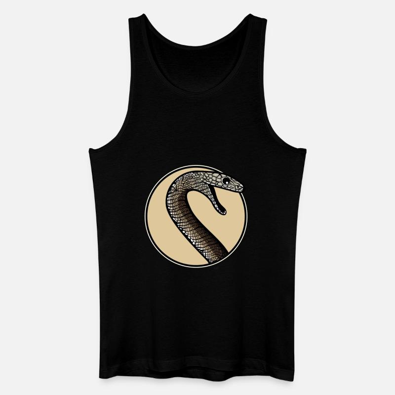 Mambas Mamba - Männer Bio Tank Top - Schwarz