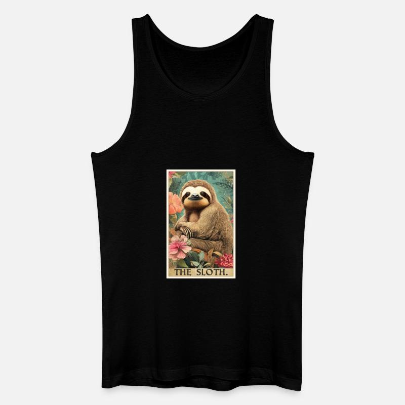 Sloths Sloth - Men’s Organic Tank Top - black