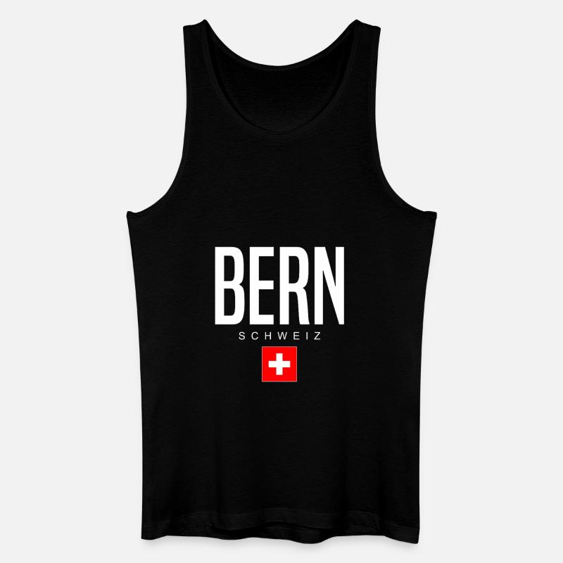 Bern Schweiz - Männer Bio Tank Top - Schwarz