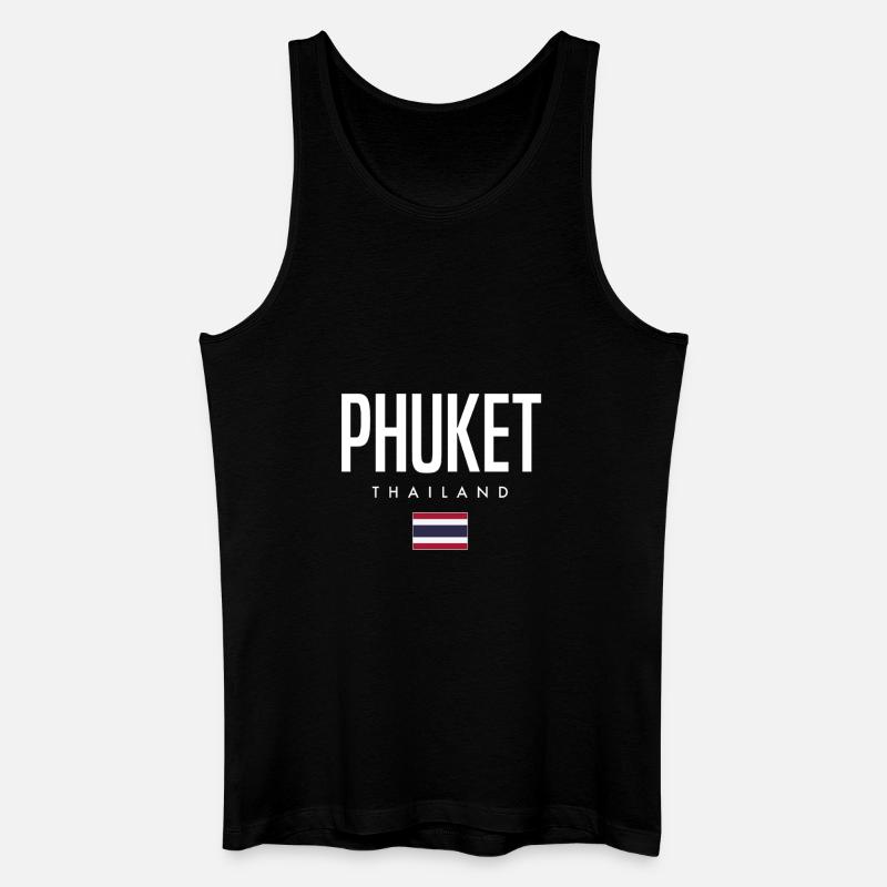 Phuket Thailand - Männer Bio Tank Top - Schwarz