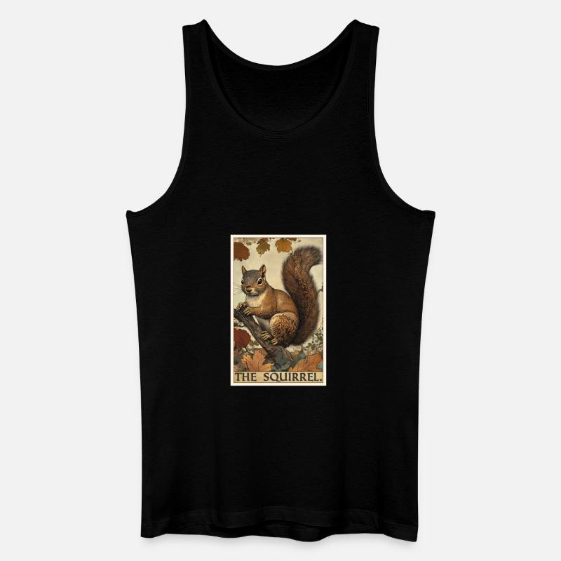 Eichhörnchen - Männer Bio Tank Top - Schwarz