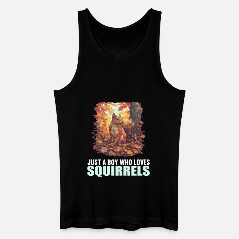 Squirrel - Men’s Organic Tank Top - black