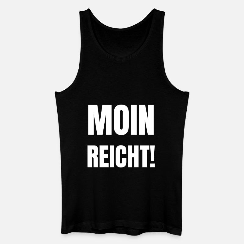 Moin is enough! - Men’s Organic Tank Top - black