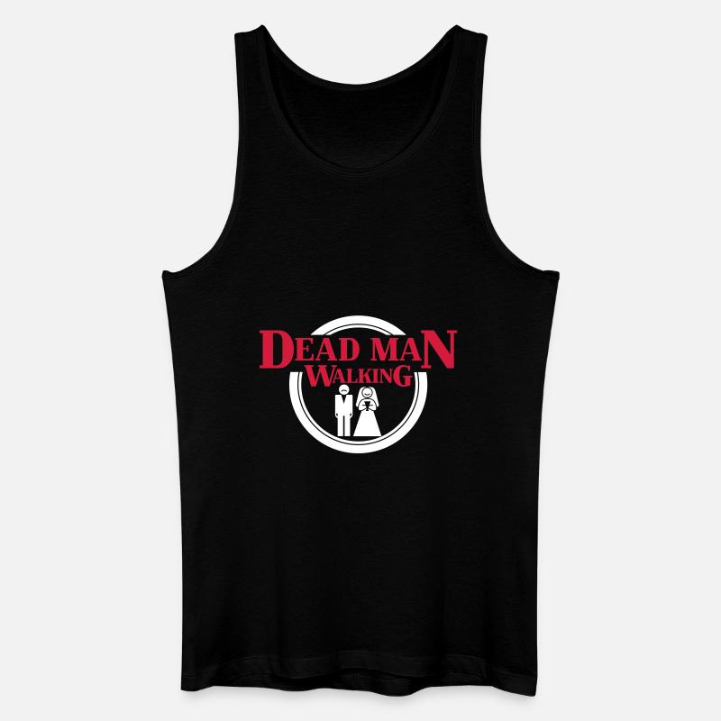 Dead Man Walking - Männer Bio Tank Top - Schwarz