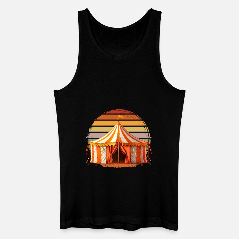 Zircus - Männer Bio Tank Top - Schwarz