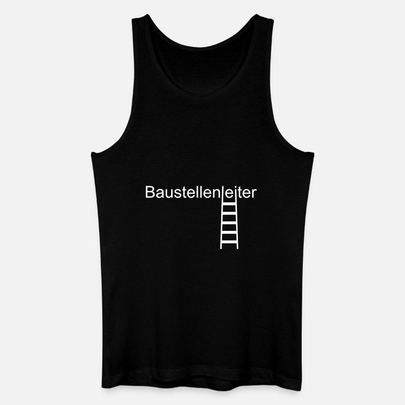 Baustellenleiter - Männer Bio Tank Top - Schwarz