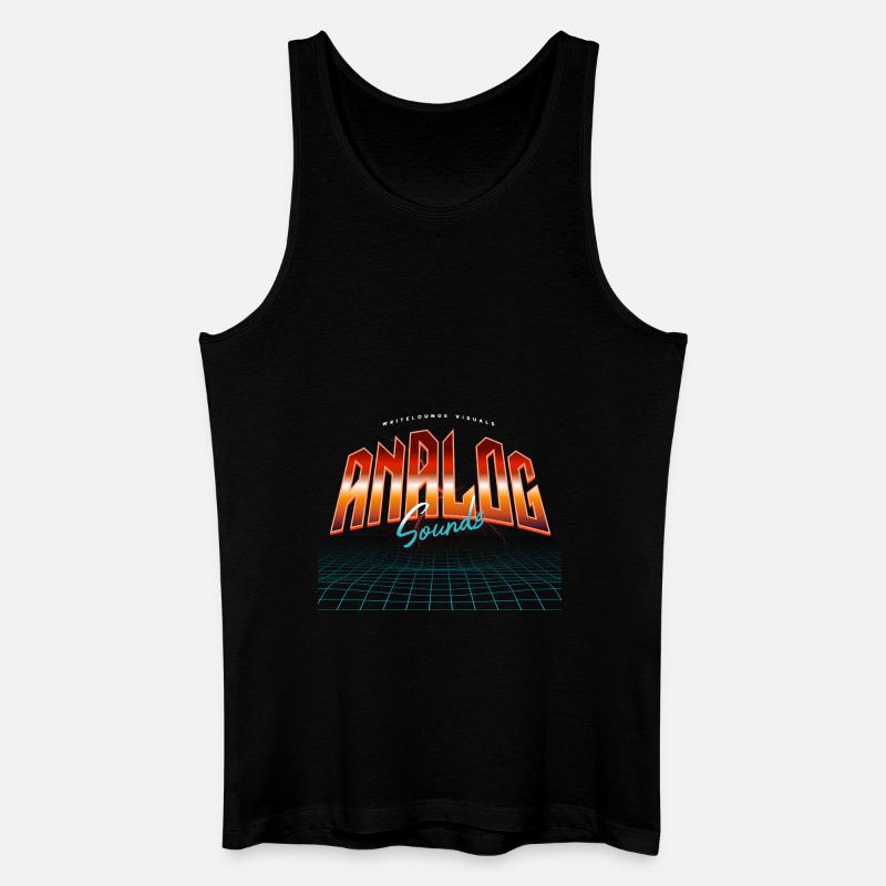 Analog Sounds Synthesizer - Männer Bio Tank Top - Schwarz